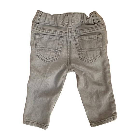 🌟3/$15🌟The Children's Place Grey Wash Skinny Jeans Baby Size 6-9M - Picture 2 of 9